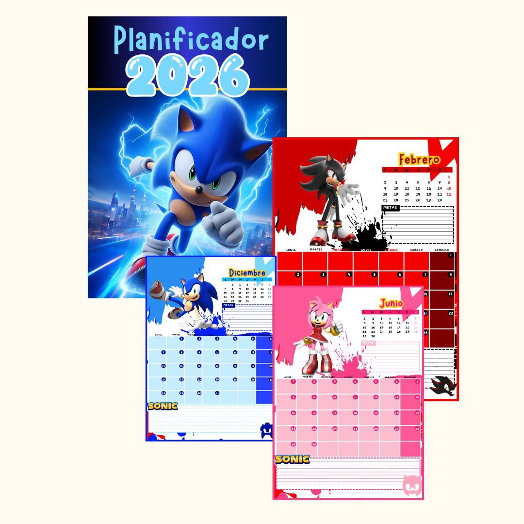 Planificador Sonic 2026