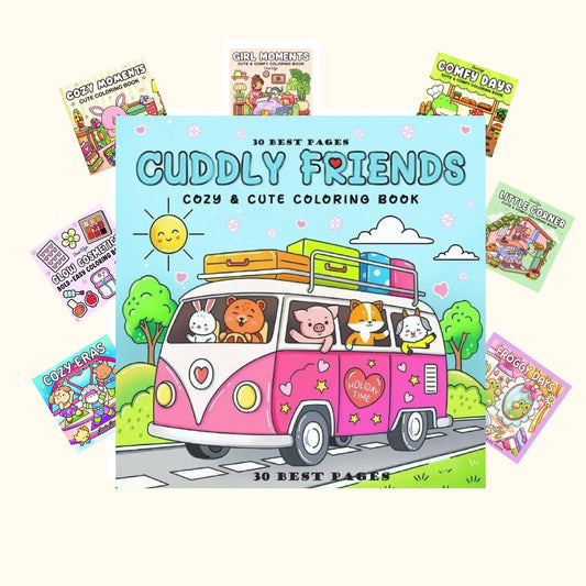 Kit Libros para colorear de bolsillo