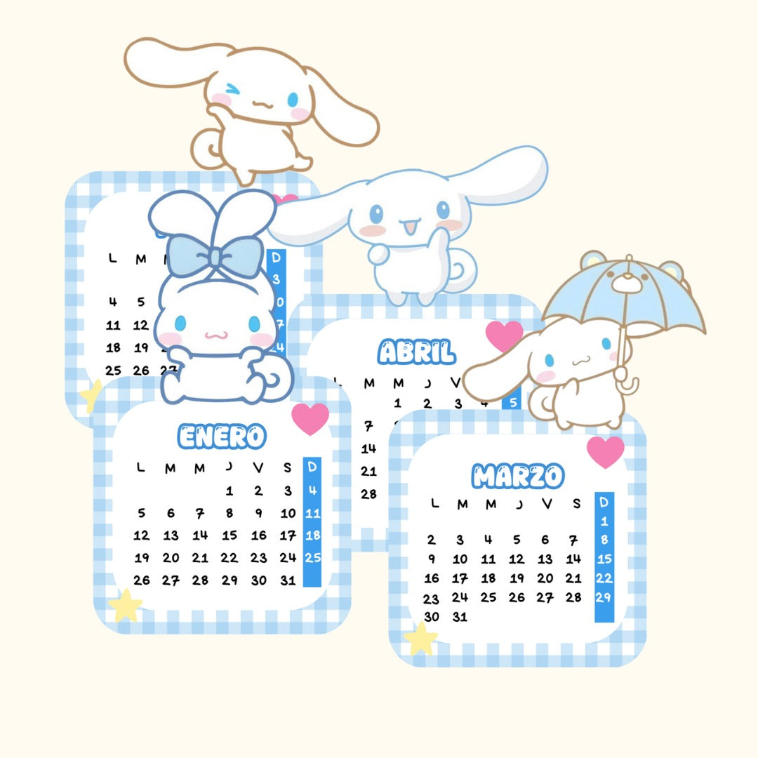 Calendario Cinnamonroll 2026