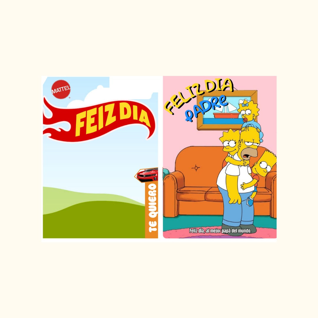 Dulceros tipo nucita y hotwheels - Día del padre