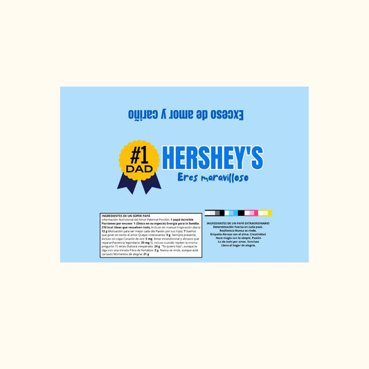 Porta Hershey's - Día del padre