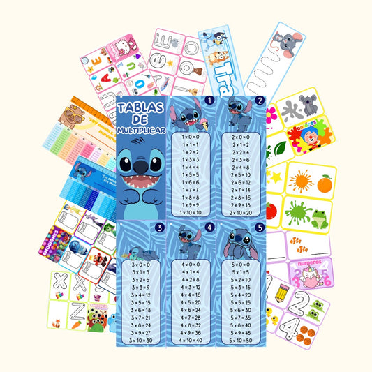 Kit de llaveros didácticos de aprendizaje