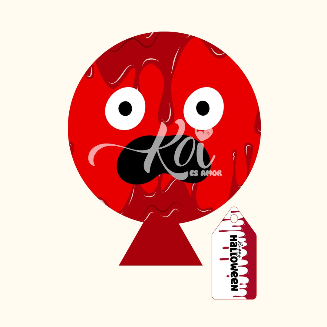 Chupetero gigante o bubbles - Halloween