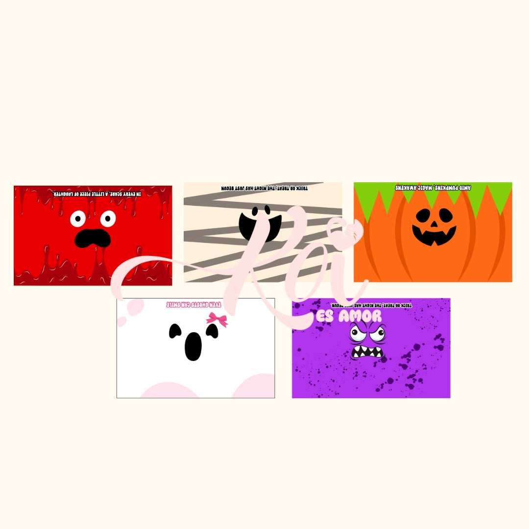 Envolturas para chocolatinas - Halloween