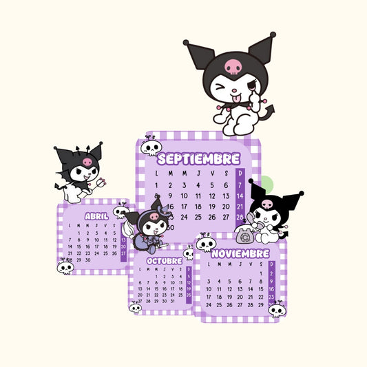 Calendario Kuromi 2026