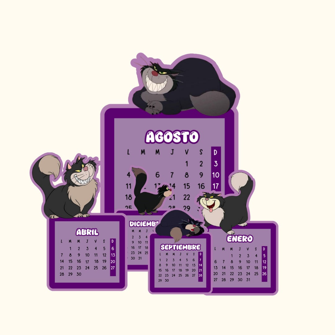 Calendario Lucifer (La Cenicienta) 2026