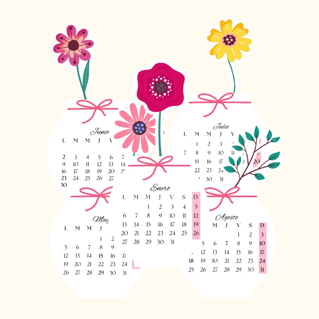 Calendario Flores 2026