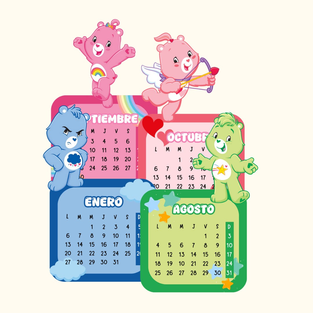 Calendario Ositos Cariñosos 2026