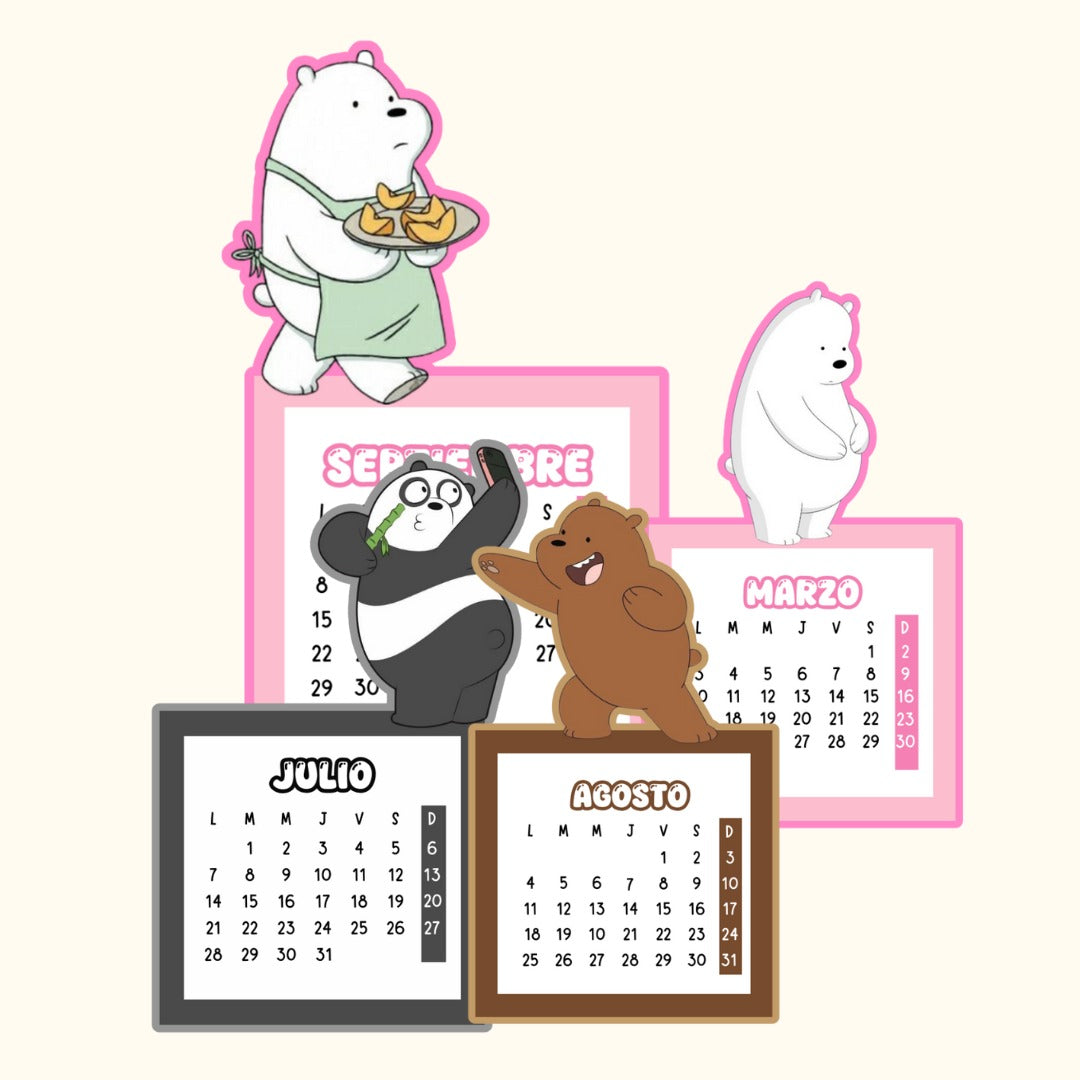 Calendario Escandalosos 2026