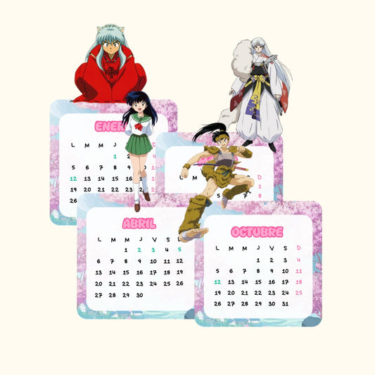 Calendario Inuyasha 2026