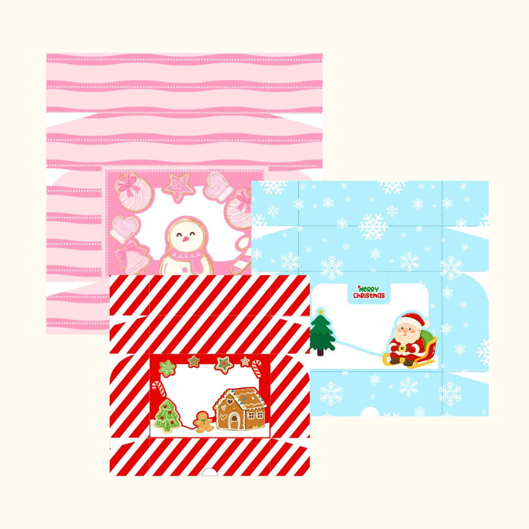 Cajas dulceras - Navidad