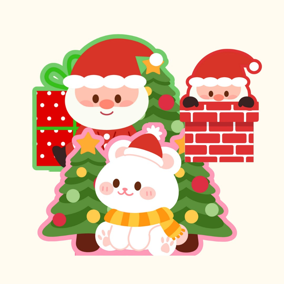 Cajitas para galletas - Navidad