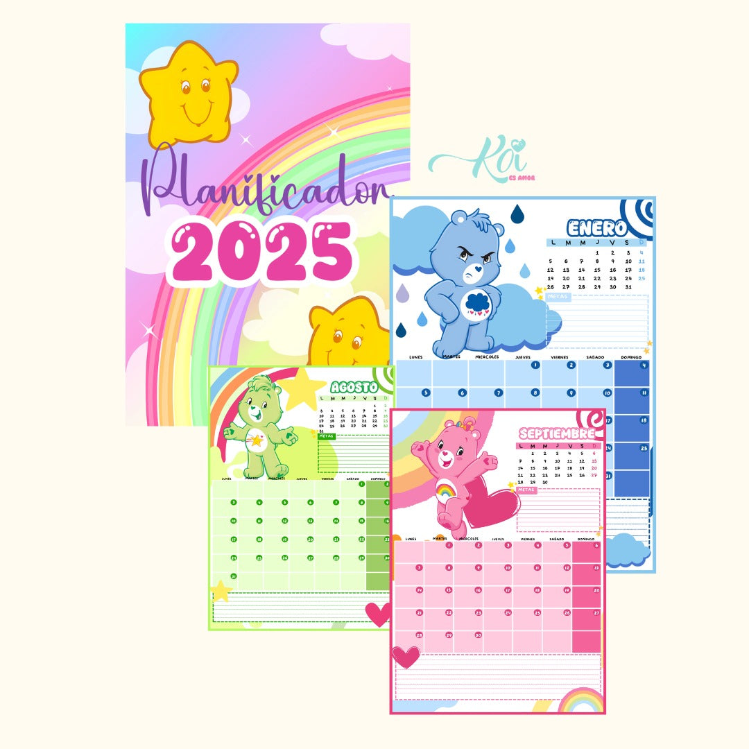 Planificador Ositos Cariñosos 2026