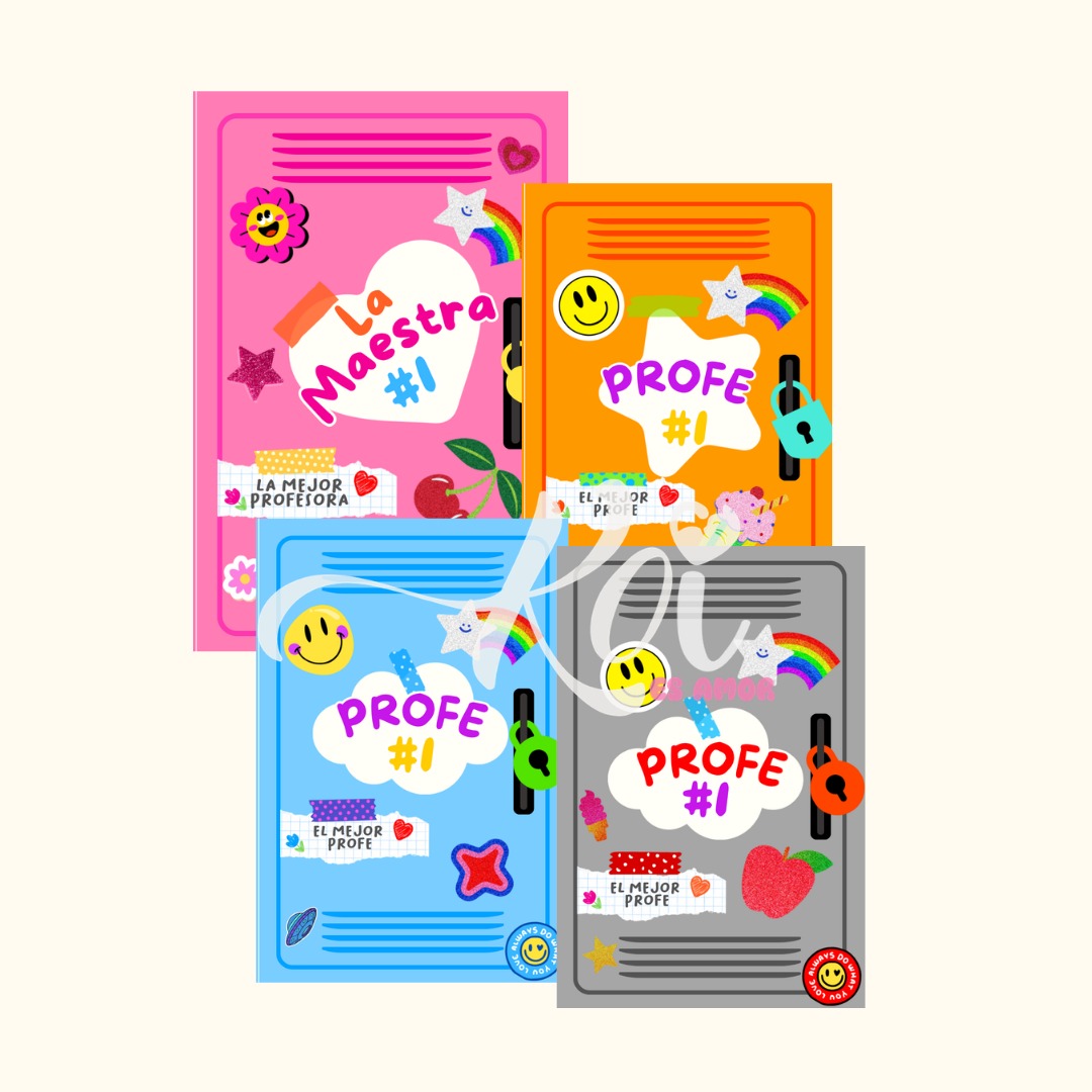 Cajas Tipo Locker - Día del Maestro