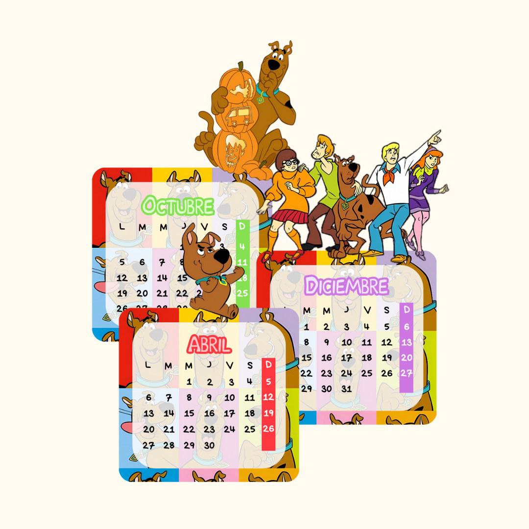 Calendario Scooby-Doo 2026
