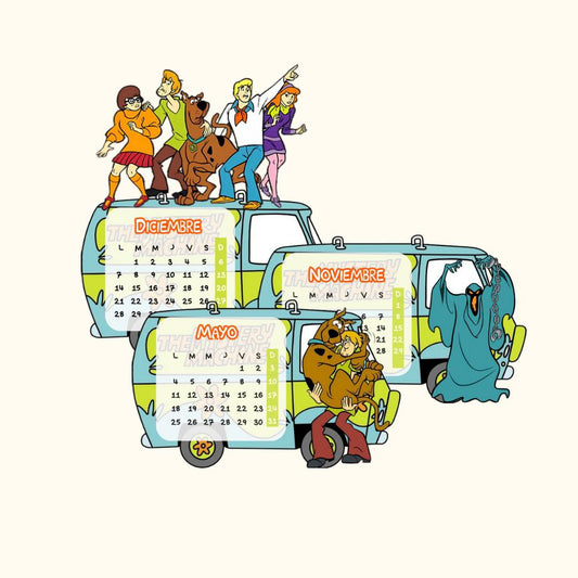 Calendario Scooby-Doo Furgoneta 2026