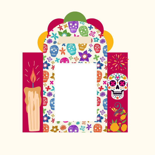 Porta Retrato - Día de Muertos