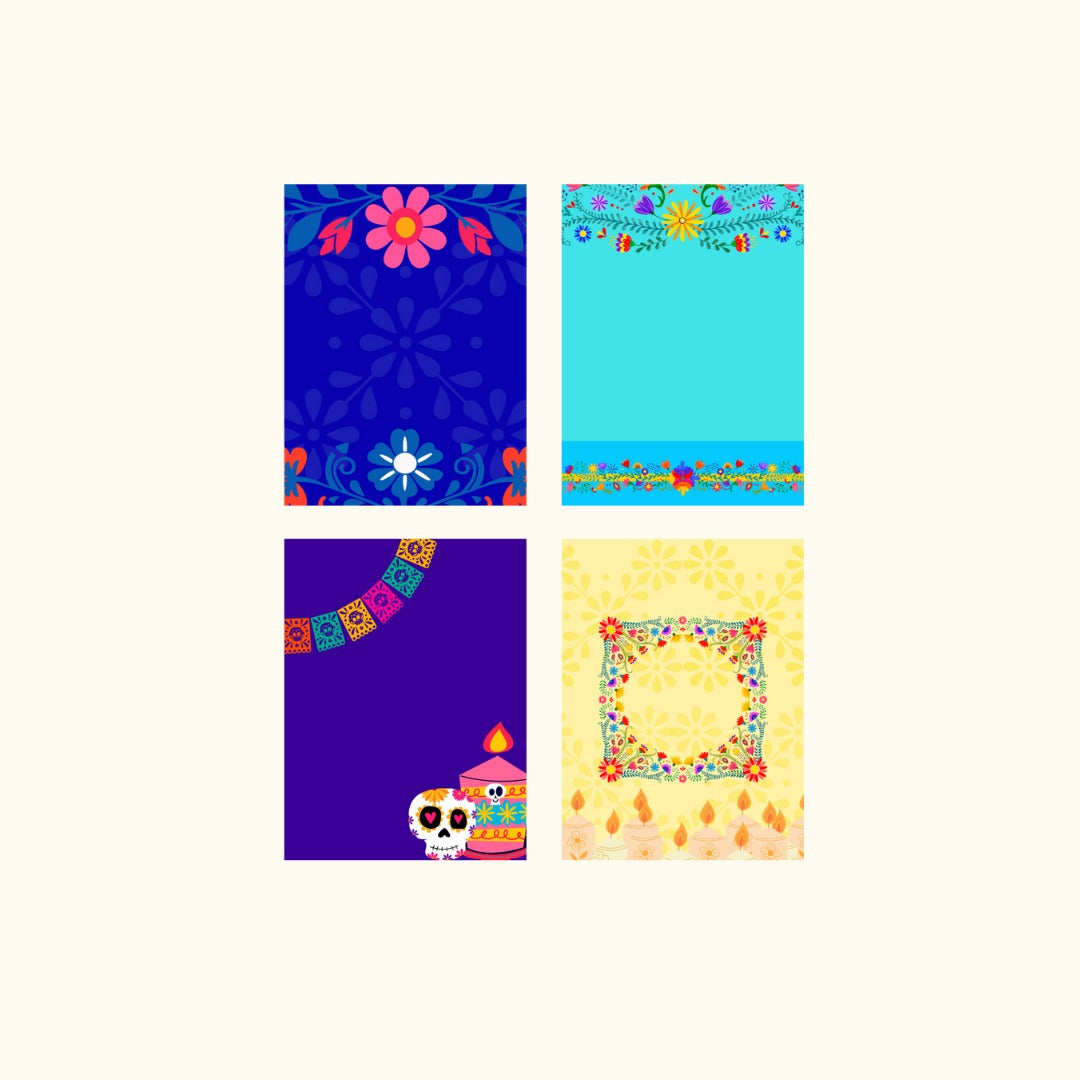 Tarjetas - Día de Muertos