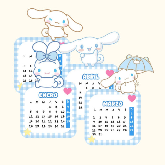 Calendario Cinnamonroll 2026