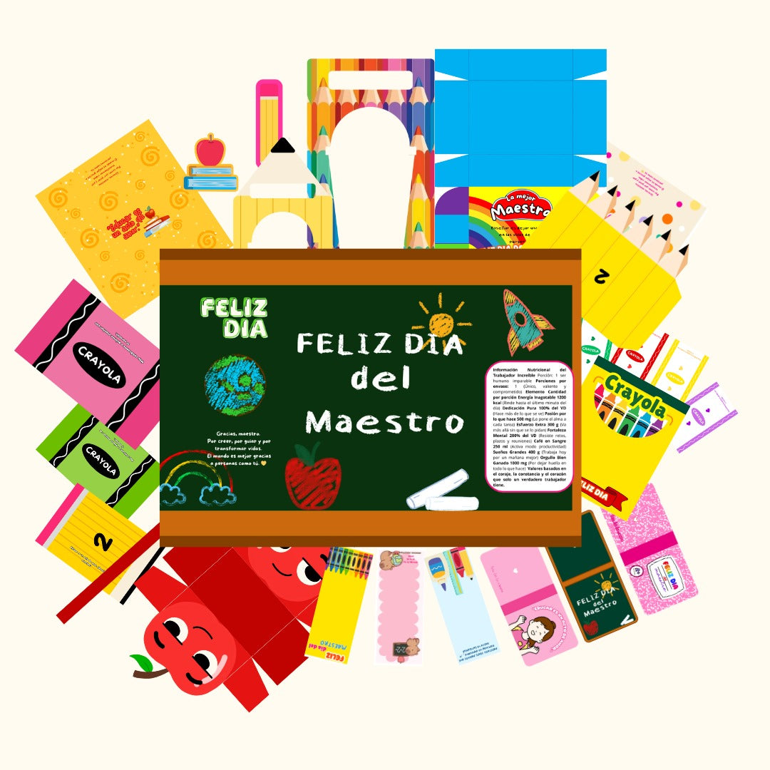 Kit día del Maestro