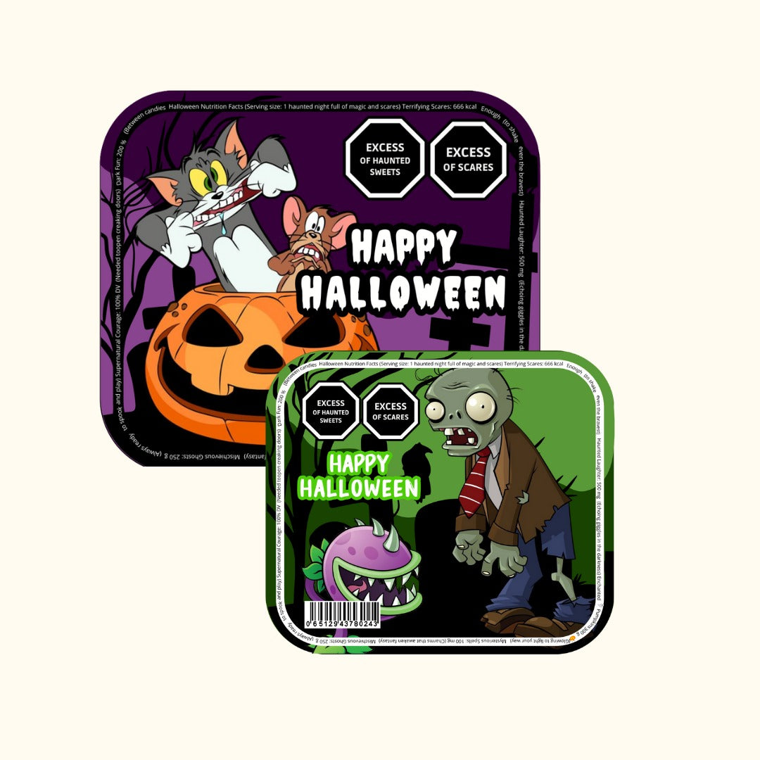 Tapas dulceras 12 oz - Halloween