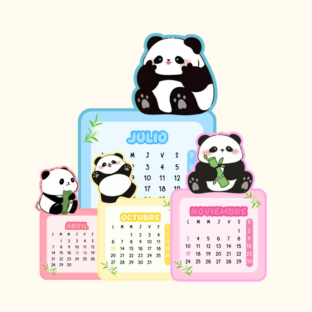 Calendario Panda 2026