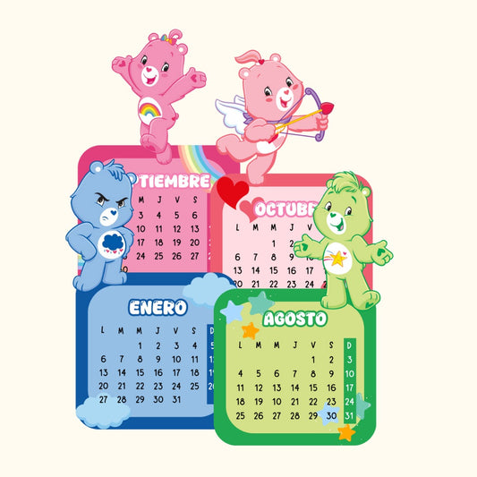 Calendario Ositos Cariñosos 2026