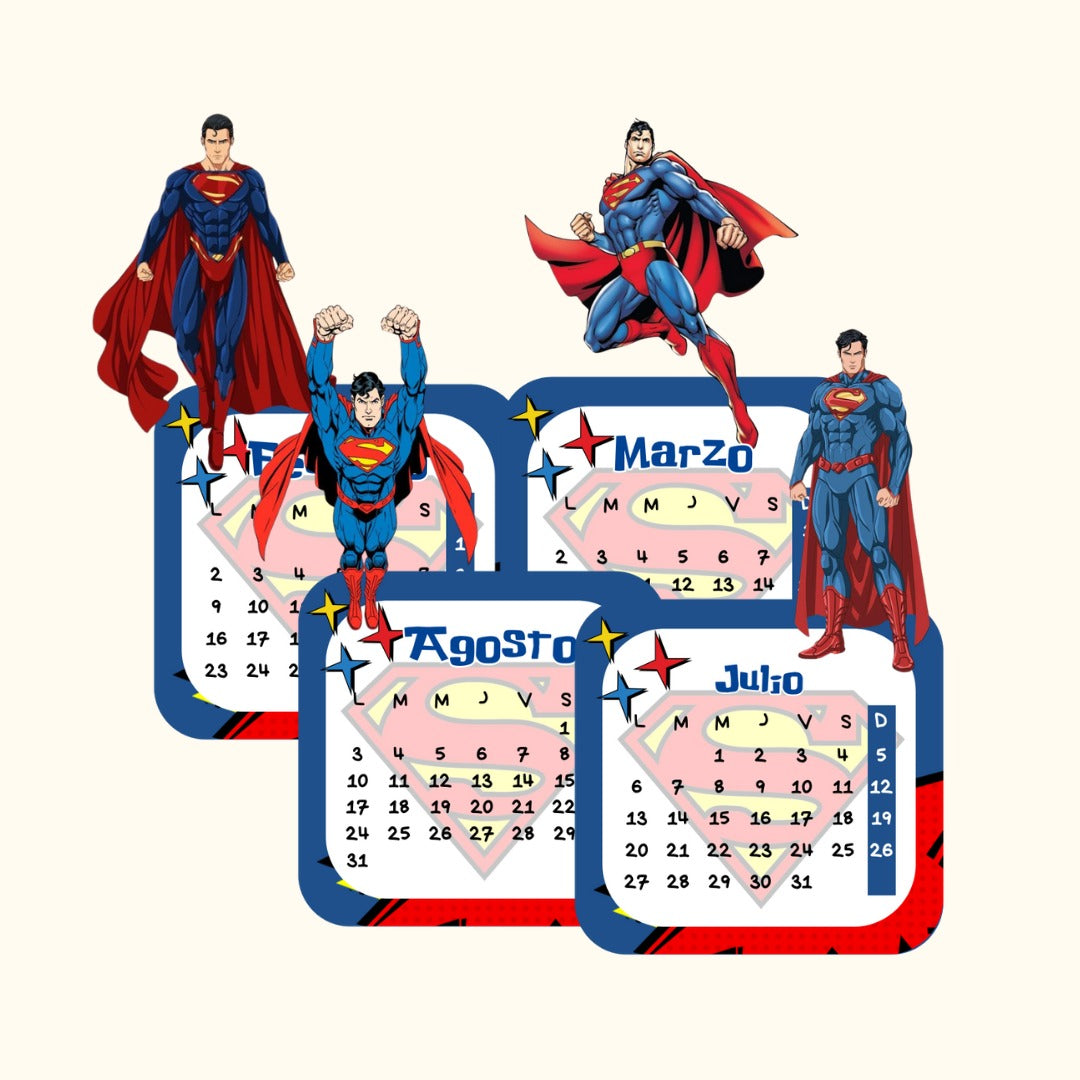 Calendario Superman 2026