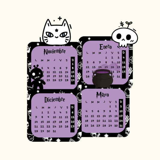 Calendario Gótico 2026