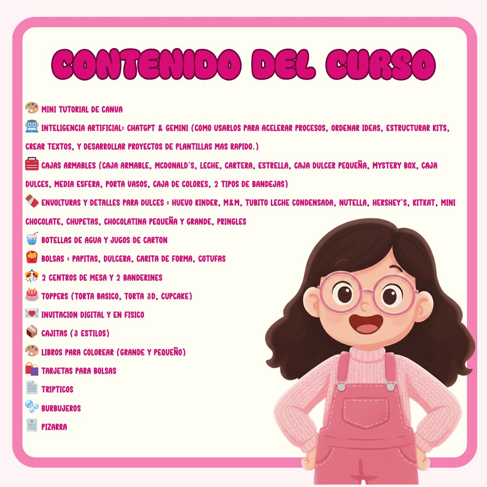 Curso de Papelería Creativa - Kit de Fiesta