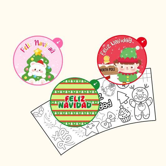 Vasos dulceros - Navidad