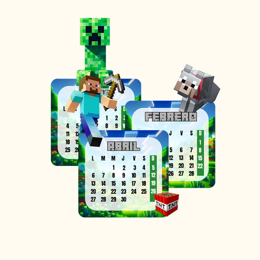 Calendario Minecraft 2026