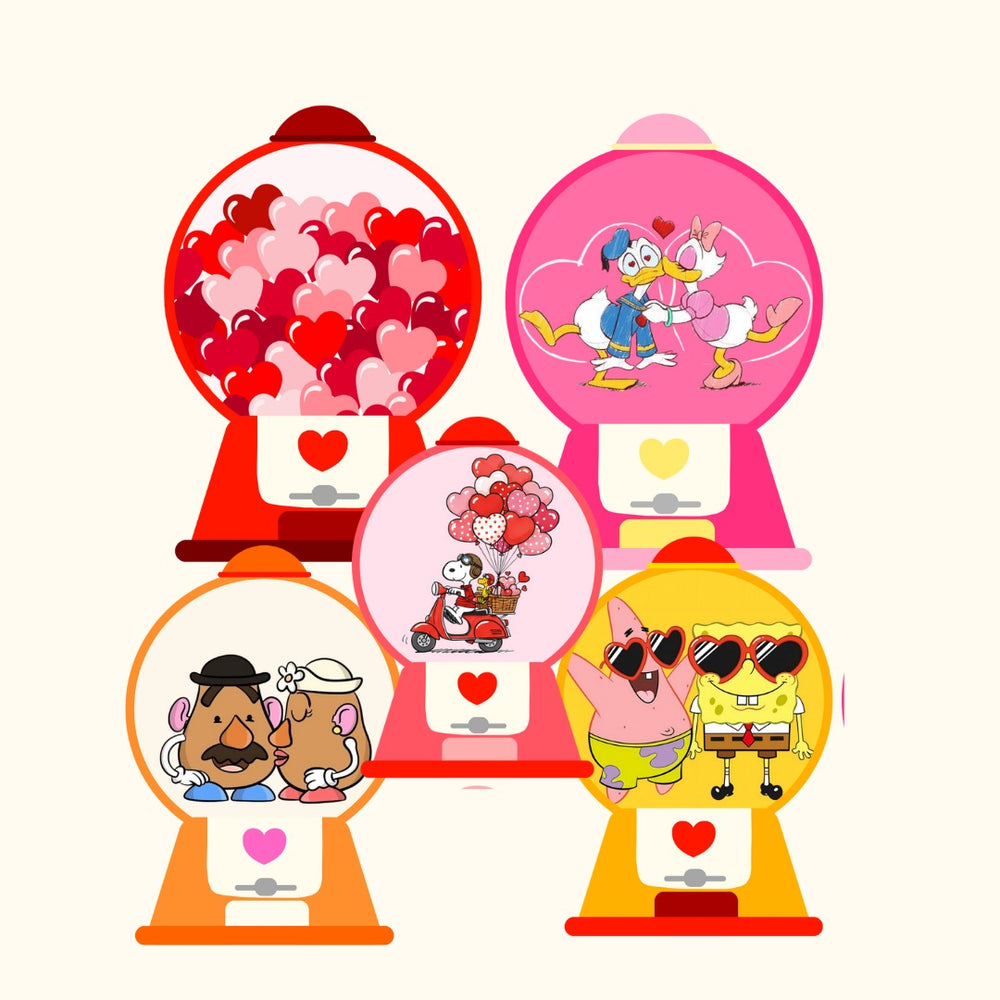 Máquina de dulces - San Valentín