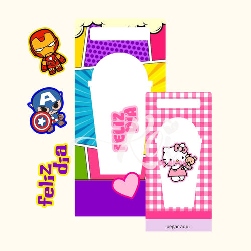 Vasos dulceros - Día del Niño