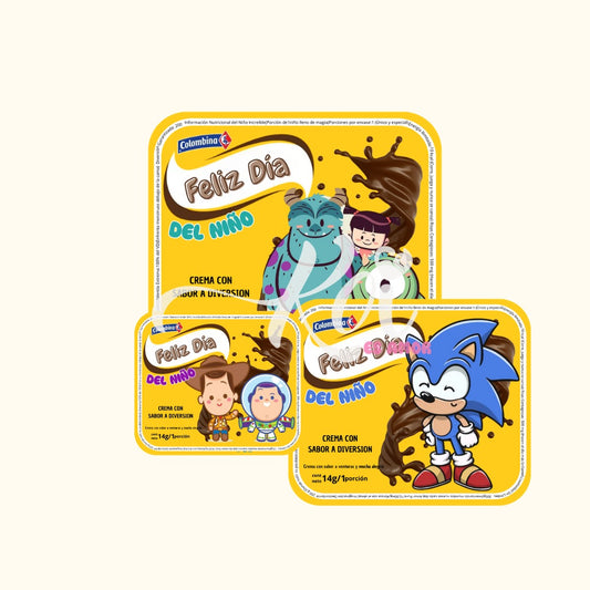 Tapas tipo Nucitas - Día del Niño