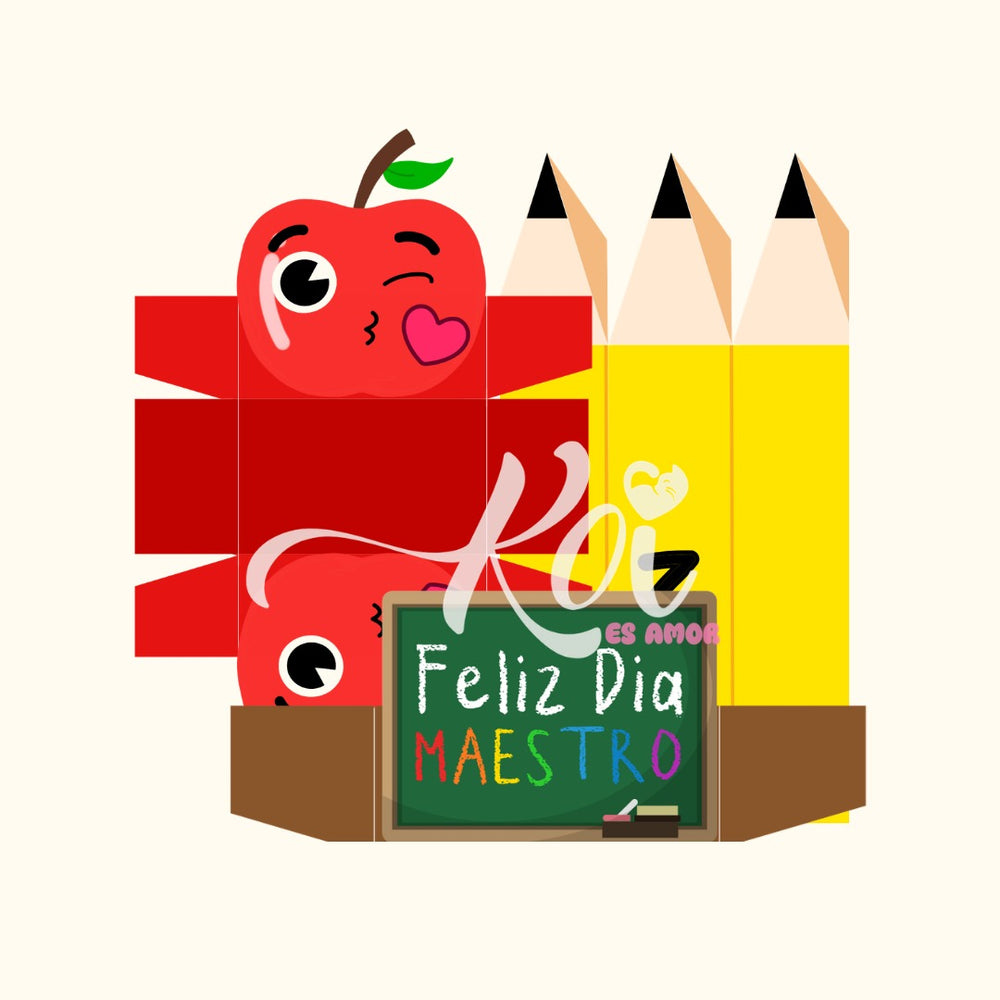 Cajitas de Formas - Día del Maestro