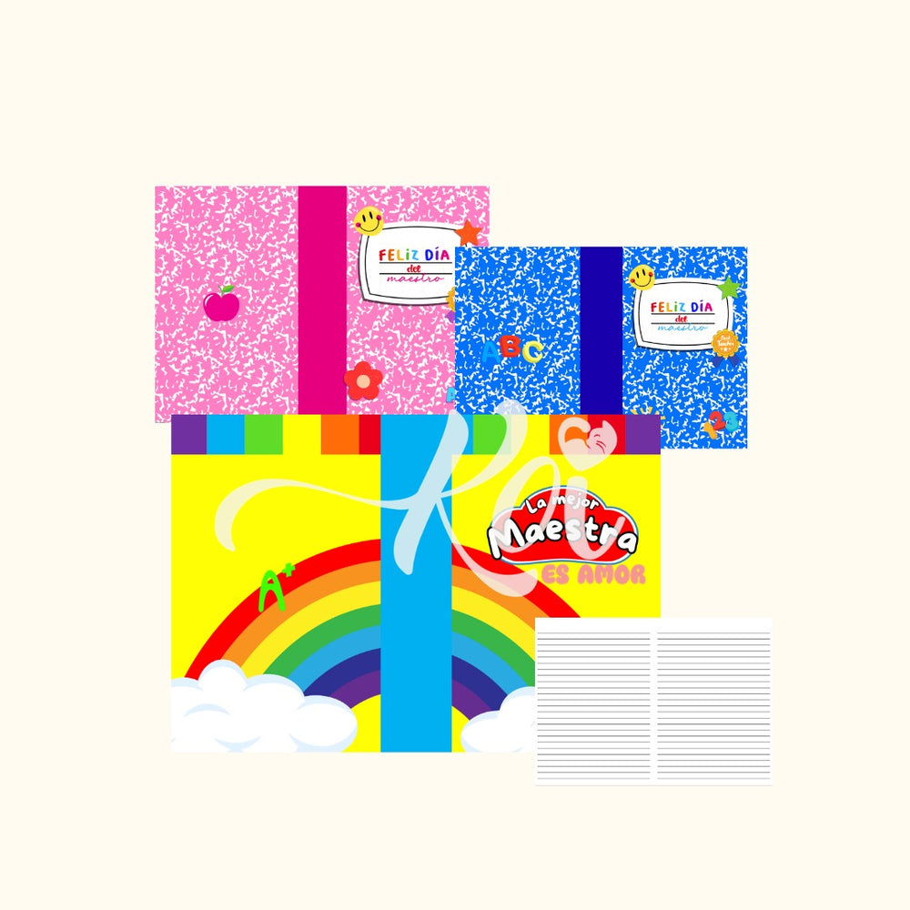 Cuadernos A6 - Día del Maestro