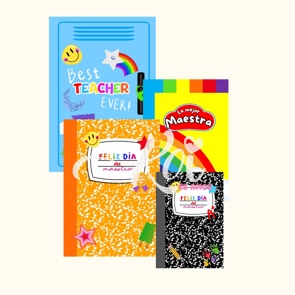 Cuadernos A5 - Día del Maestro