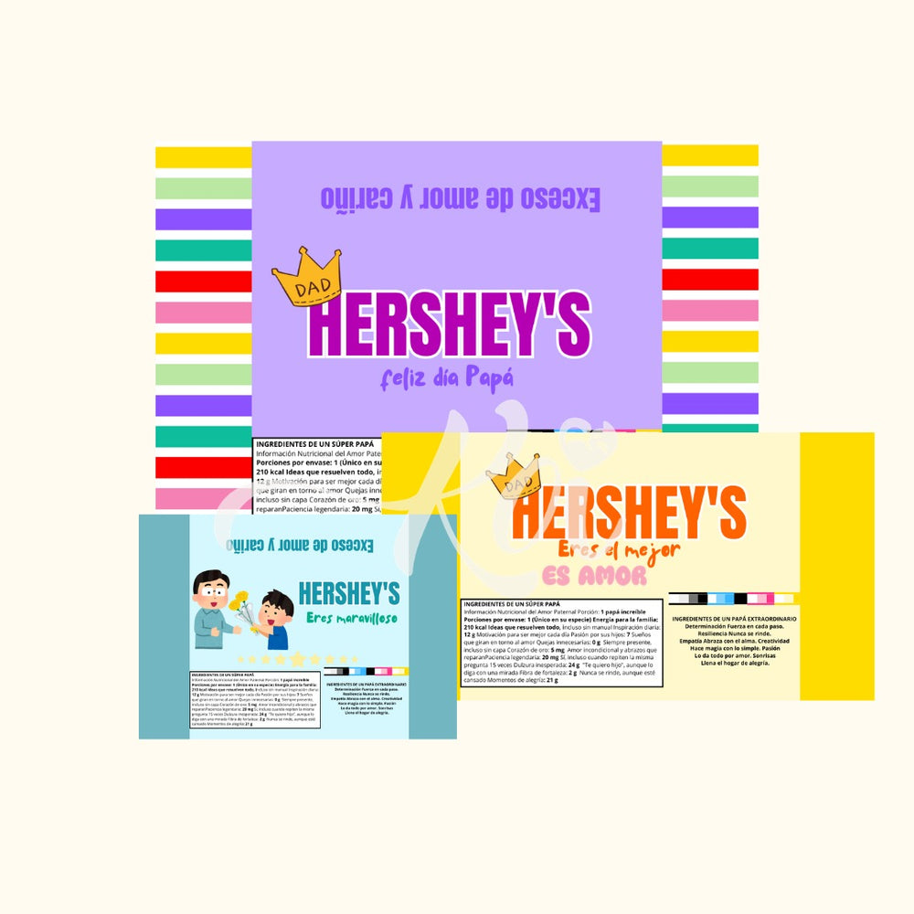 Porta Hershey's - Día del padre