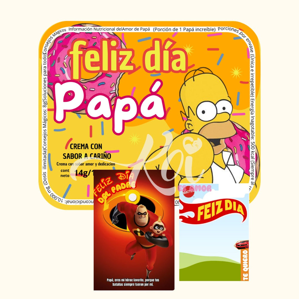 Dulceros tipo nucita y hotwheels - Día del padre