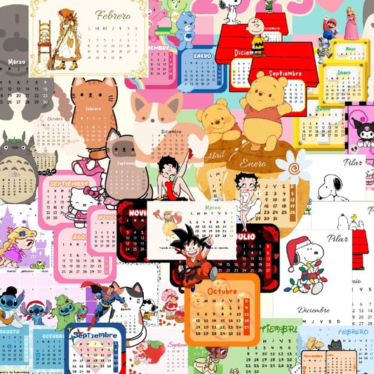 Todos los calendarios 2026 (Incluido diseños nuevos)